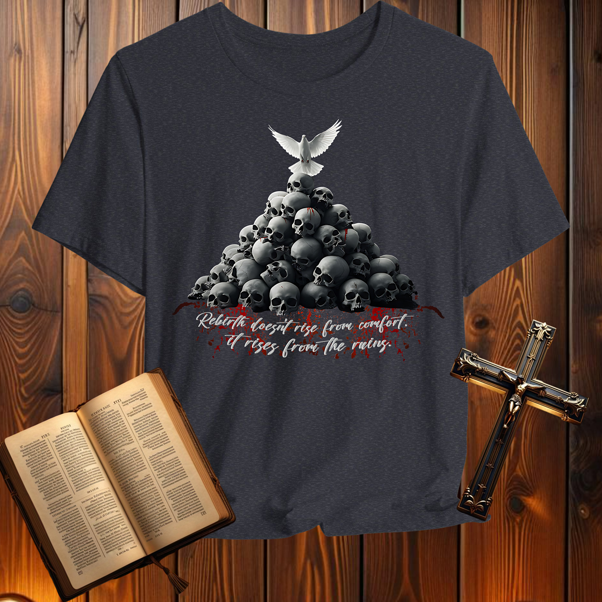 Rebirth Rises Micah 7:8-9 - T-Shirt