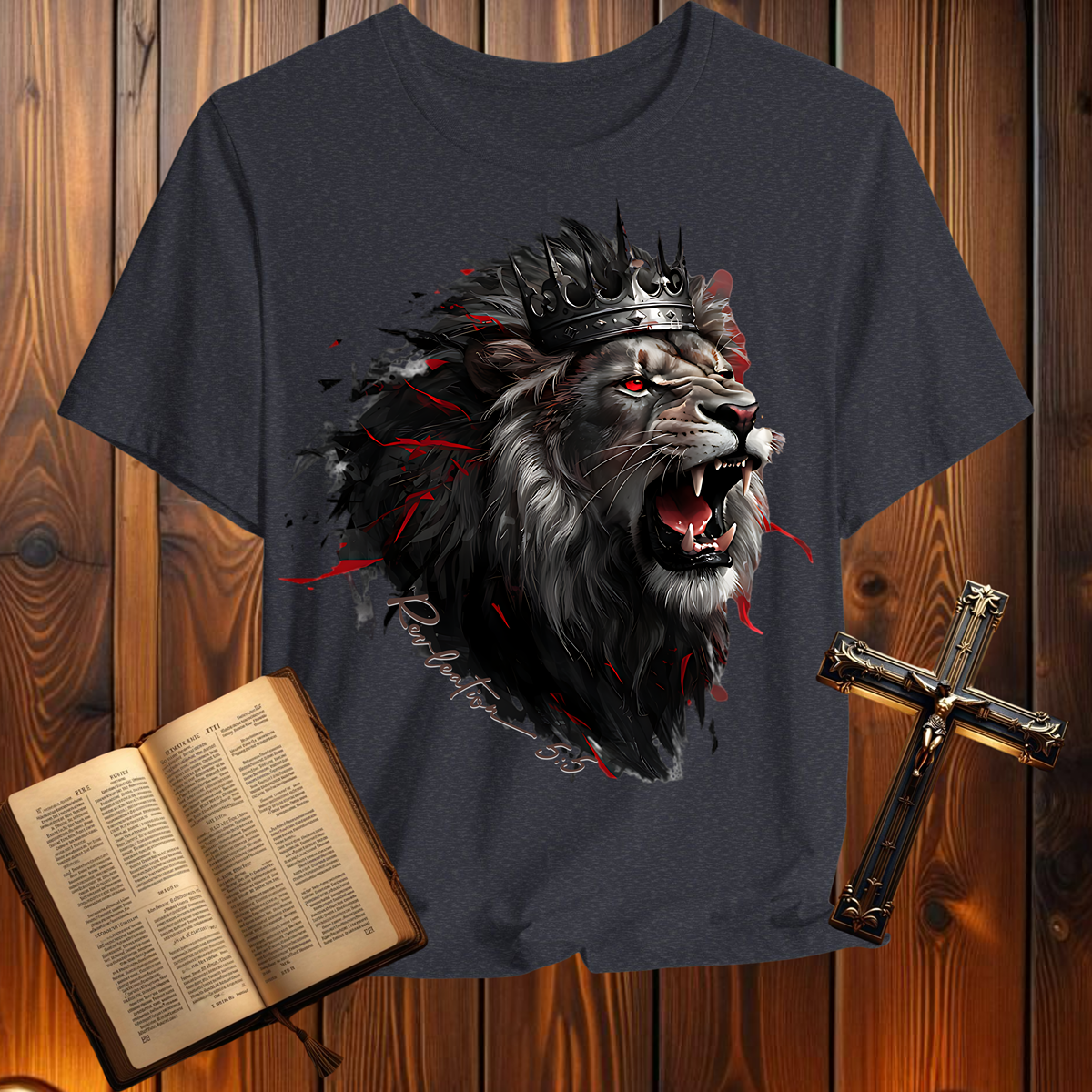 Lion Revelation 5:5 - T-Shirt