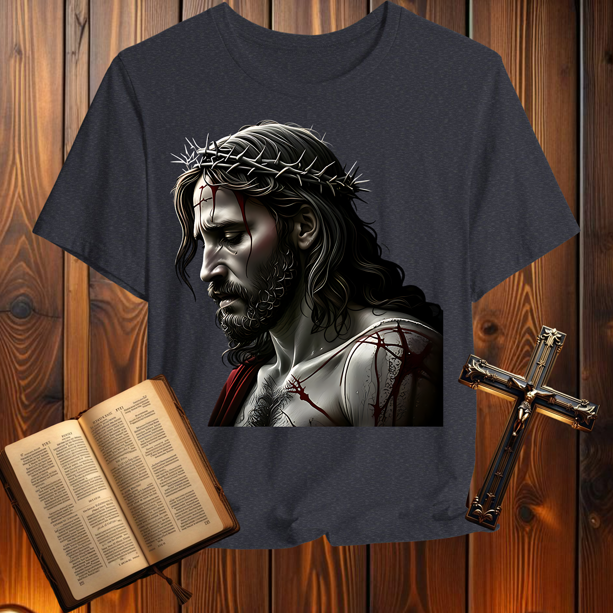 Jesus 1 Peter 2:22-25 - T-Shirt