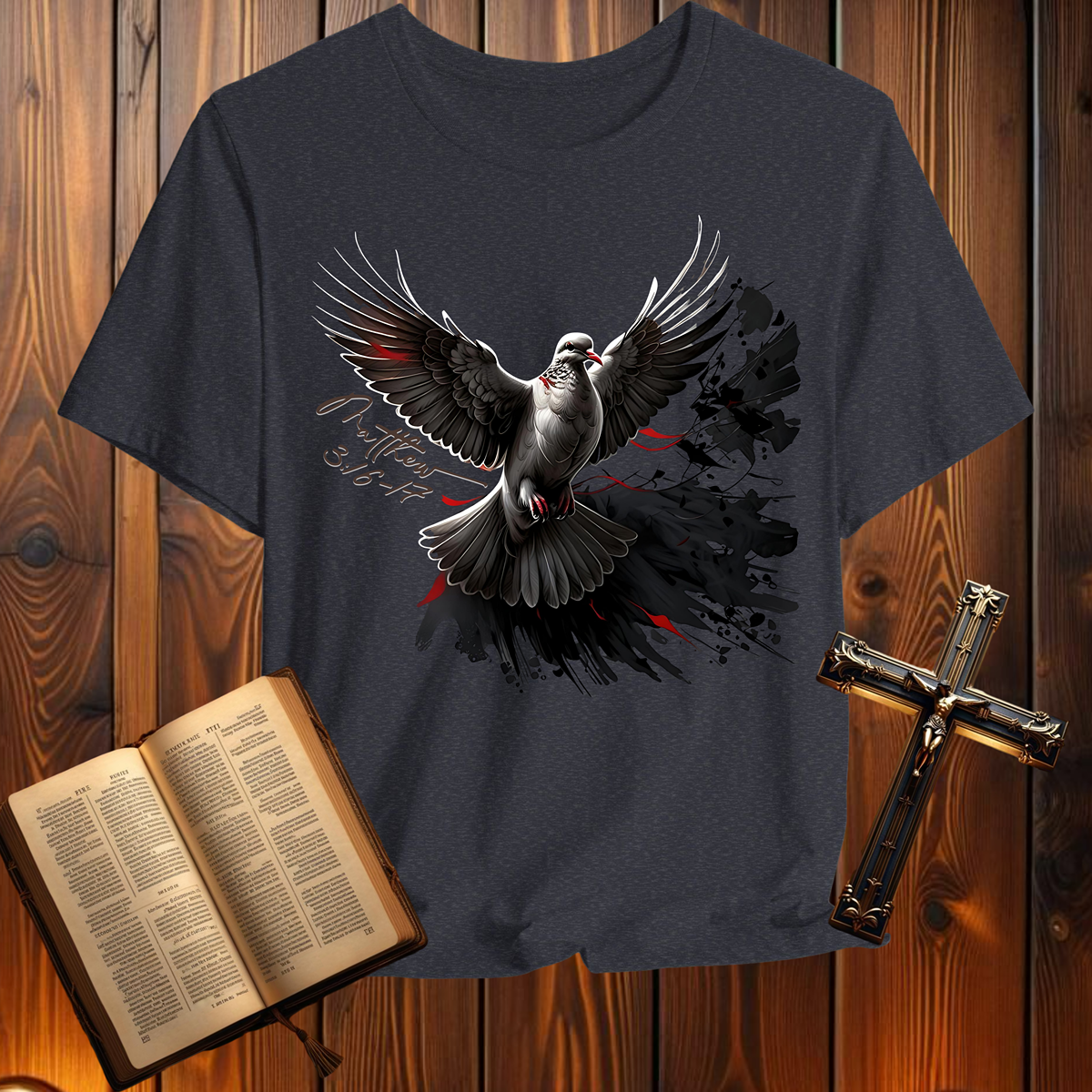Dove Matthew 3:16-17 - T-Shirt
