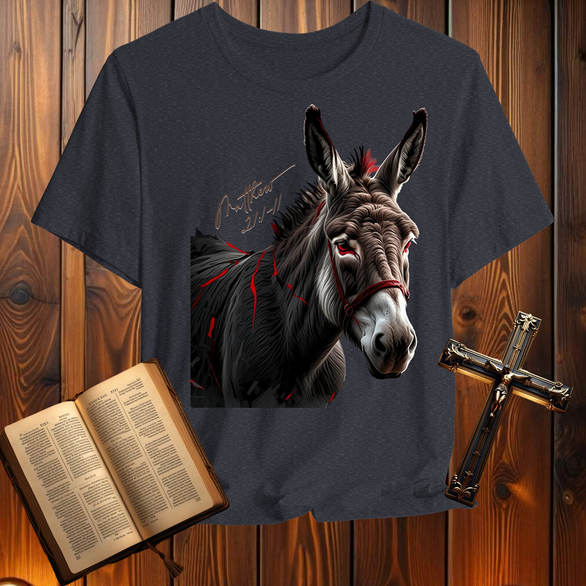 Mule Matthew 21:1-11 - T-Shirt
