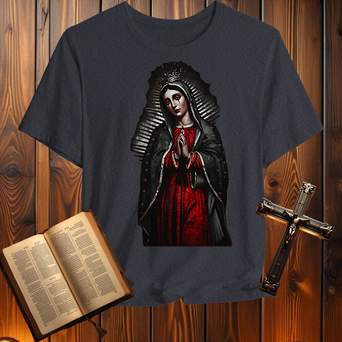 Virgin Mary Revelation 12:1-5 - T-Shirt