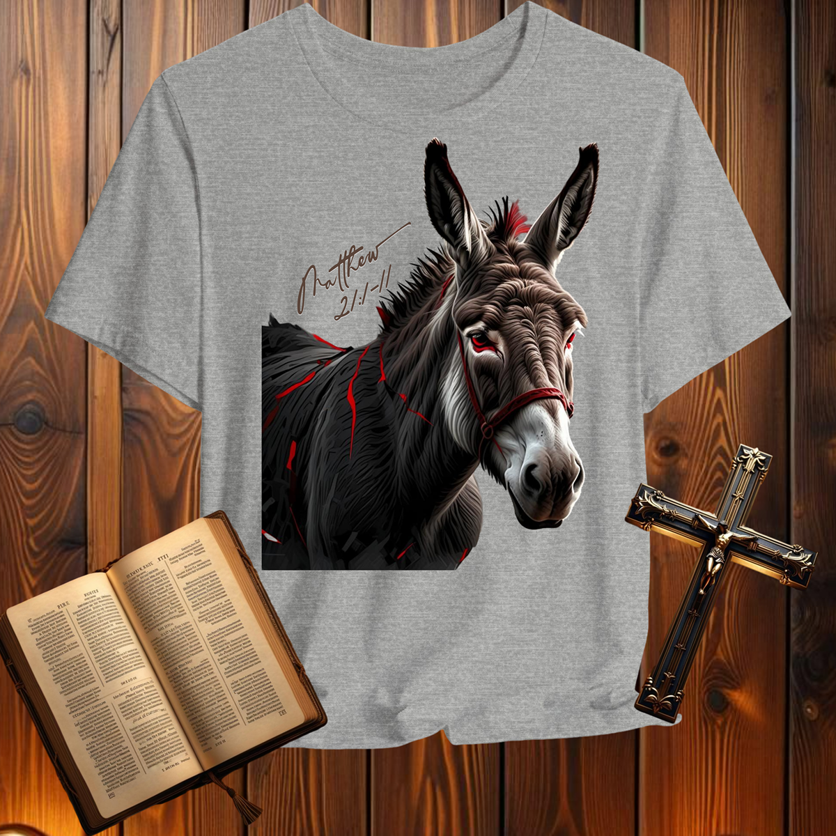 Mule Matthew 21:1-11 - T-Shirt
