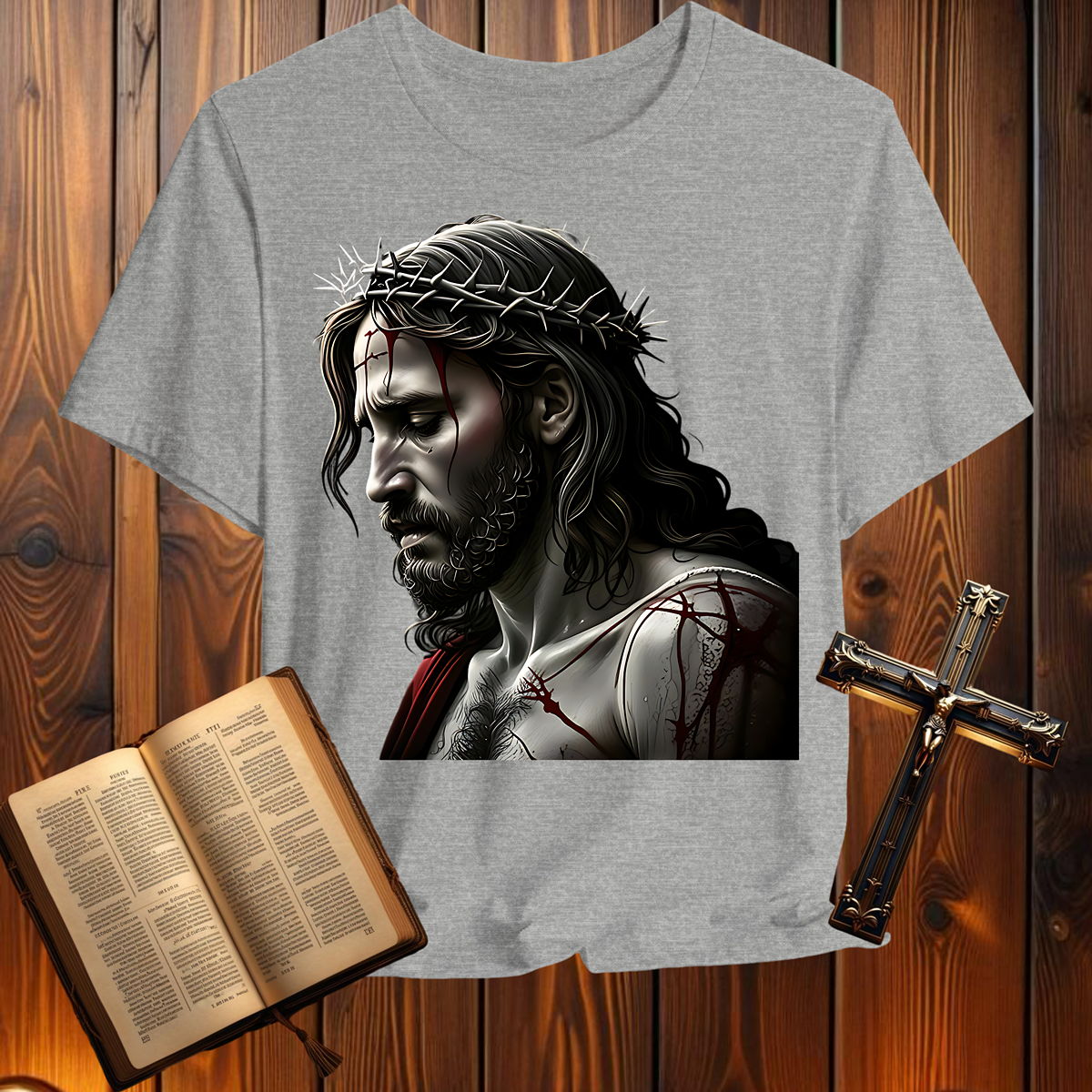 Jesus 1 Peter 2:22-25 - T-Shirt