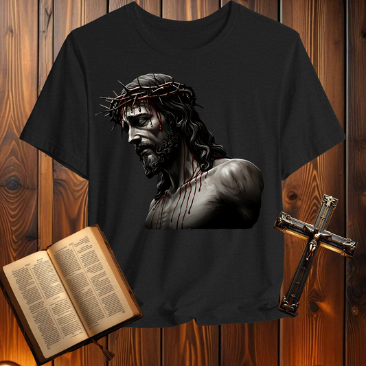 Jesus Silhouette Isaiah 53:4-6 - T-Shirt