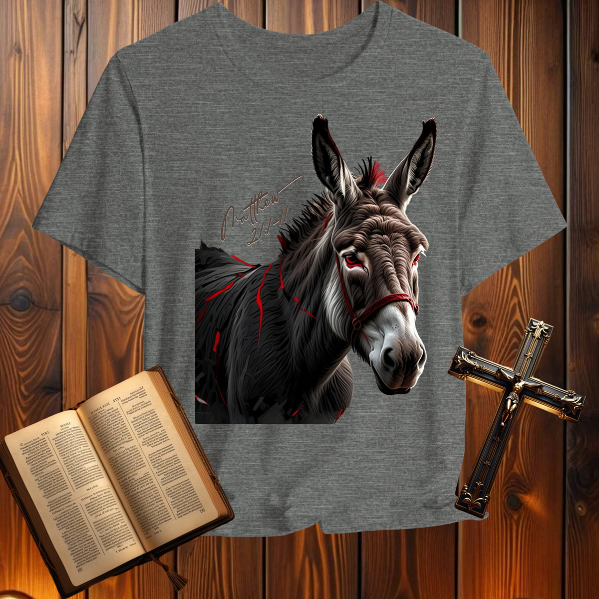 Mule Matthew 21:1-11 - T-Shirt
