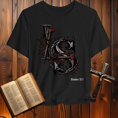 Living Sacrifice Logo Romans 12:1 - T-Shirt