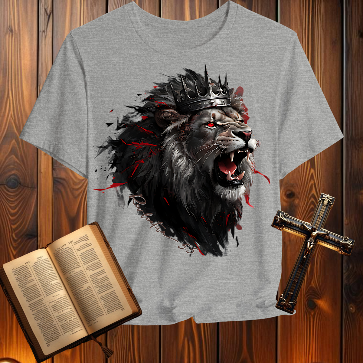 Lion Revelation 5:5 - T-Shirt