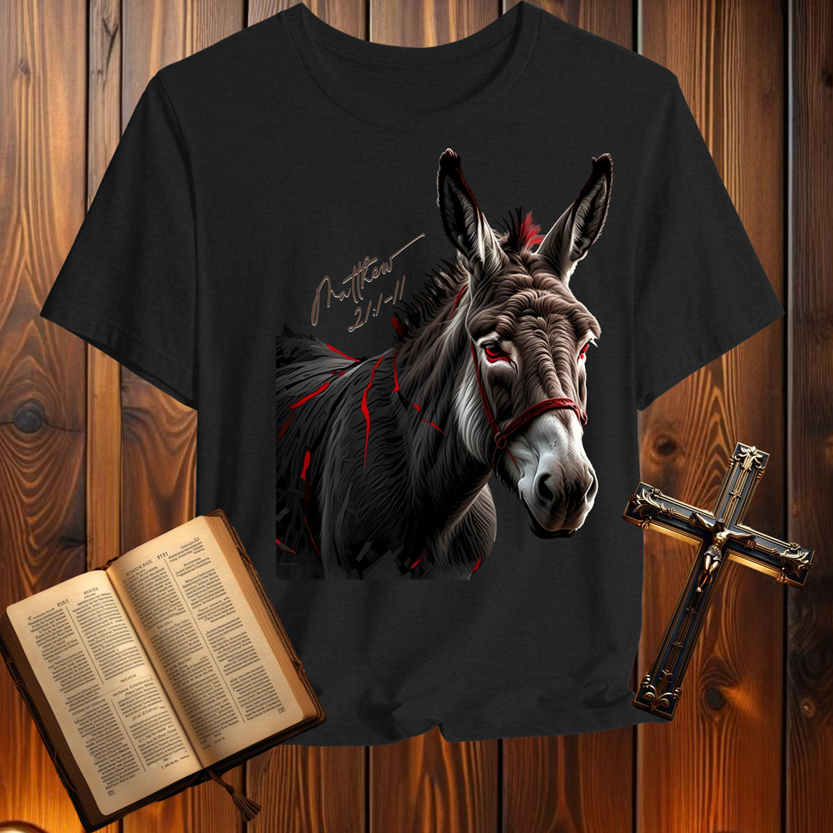 Mule Matthew 21:1-11 - T-Shirt