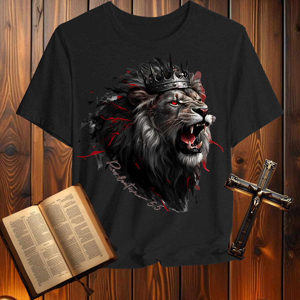 Lion Revelation 5:5 - T-Shirt
