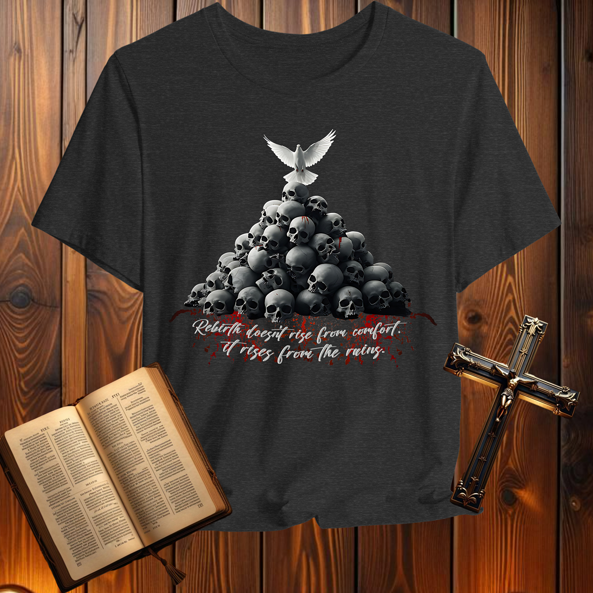 Rebirth Rises Micah 7:8-9 - T-Shirt